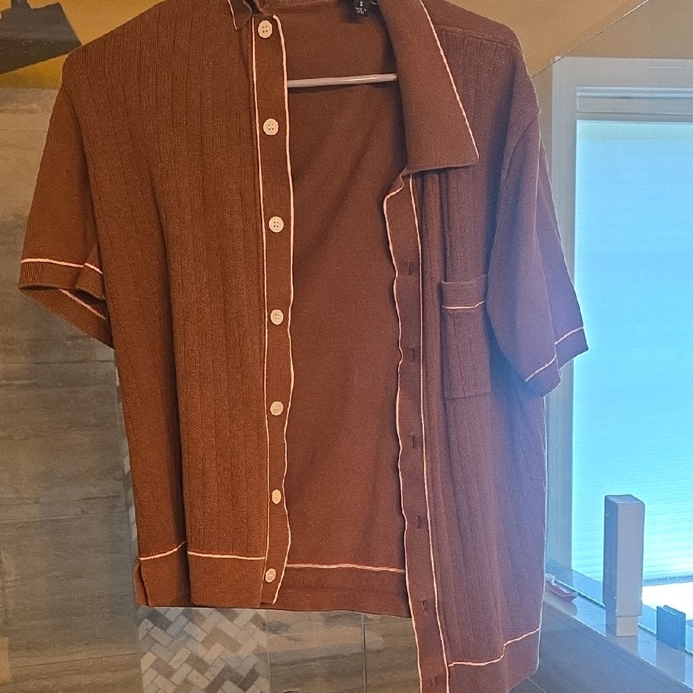 Todd Snyder Brown Dress Shirt